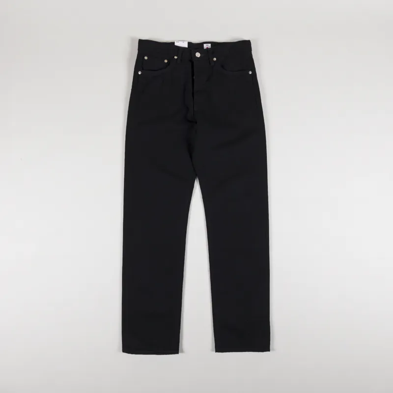 Edwin Loose Straight Jeans Black Unwashed-1