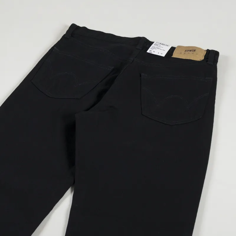 Edwin Loose Straight Jeans Black Unwashed-6