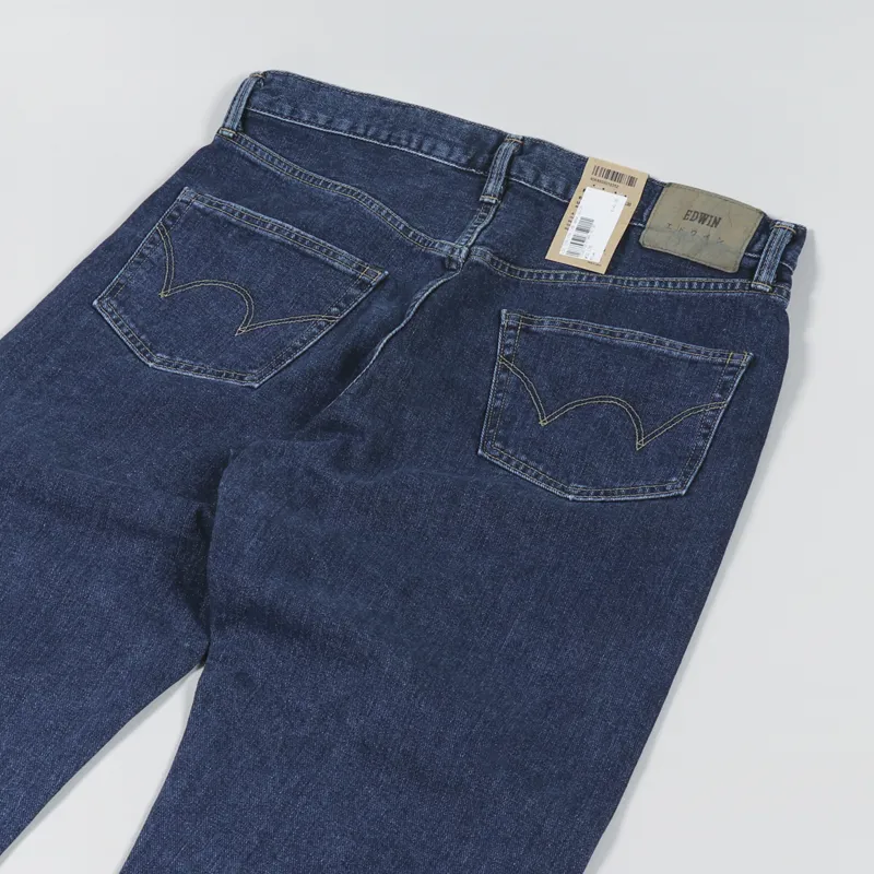 Edwin Loose Tapered Jeans Yoshiko Left Hand Denim Blue Akira Wash-6