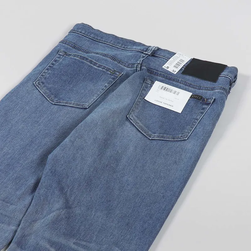 Edwin Loose Tapered Jeans Jersey Blue-7