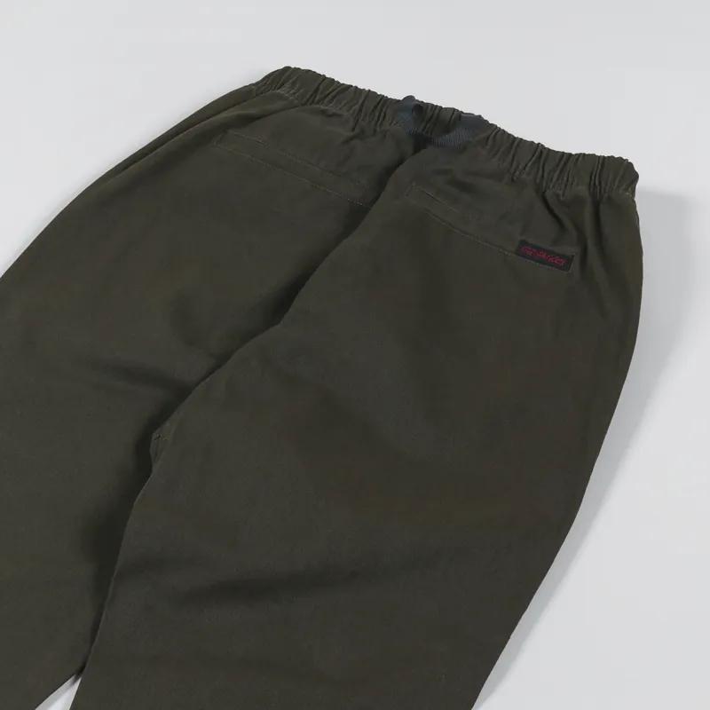 Gramicci Mens Loose Tapered Climbing Pants Deep Green Twill