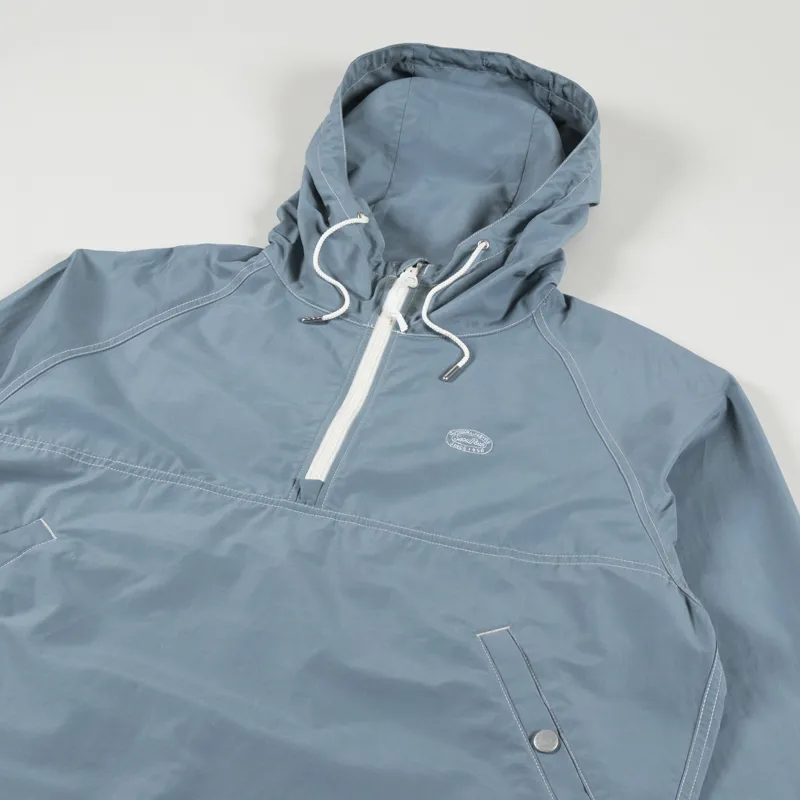Snow Peak Light Mountain Cloth Parka Blue-2