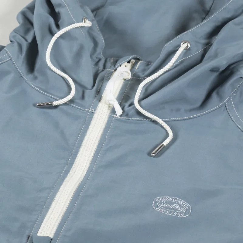 Snow Peak Light Mountain Cloth Parka Blue-4