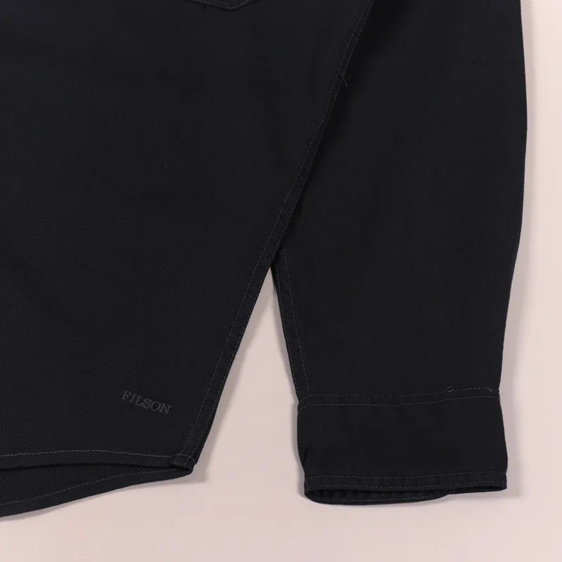 Filson Lightweight Alaskan Guide Shirt Midnight Navy-4