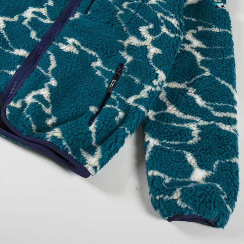 Manastash Fleece Jacket Turquoise-4