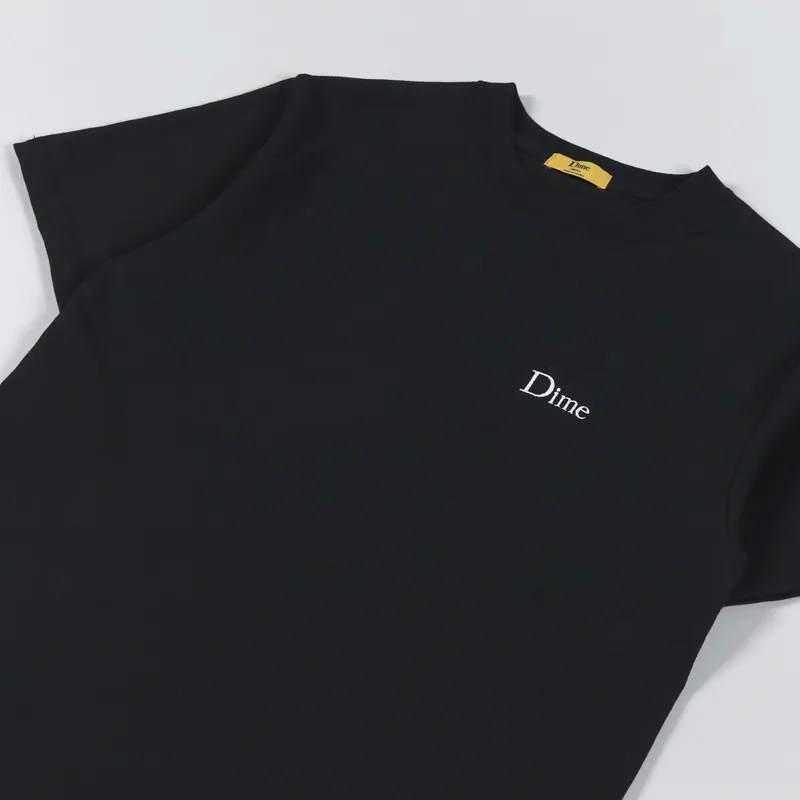 Dime Little Logo T Shirt Black-2