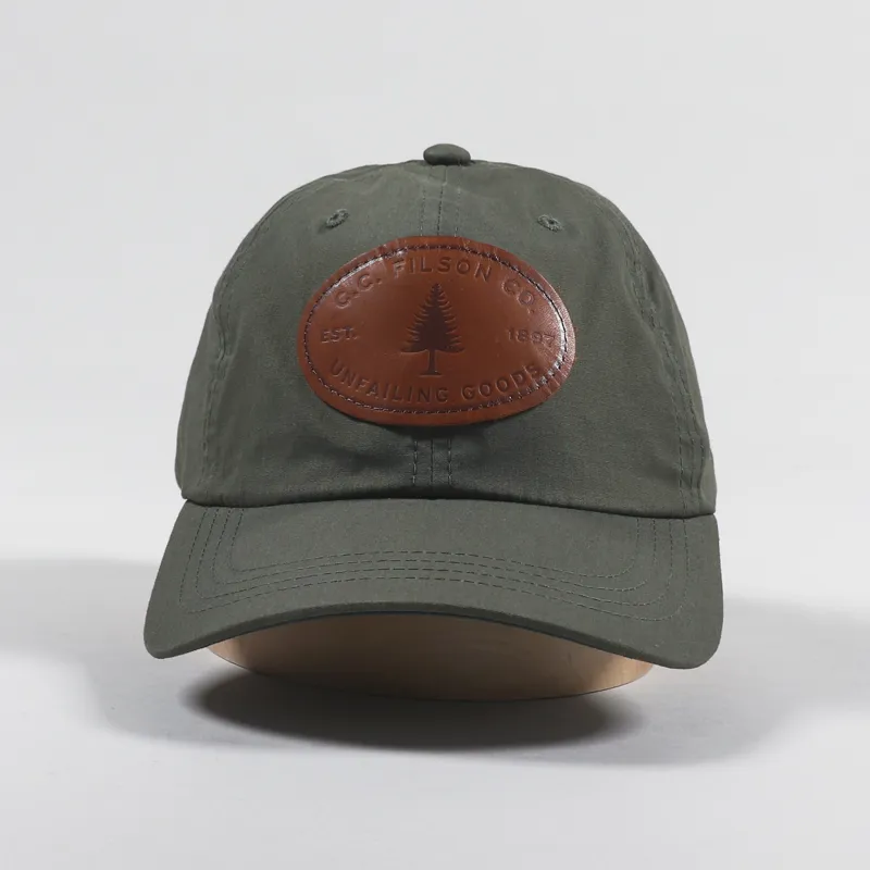 Filson Lightweight Angler Cap Dark Forest Evergreen-2
