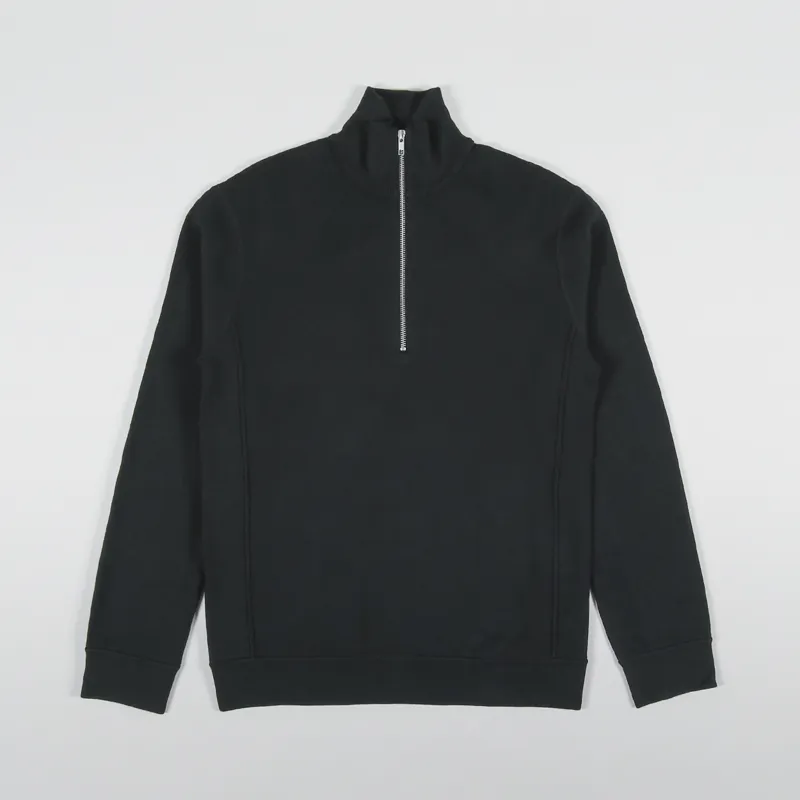 NN07 Luis Half Zip Sweater Black