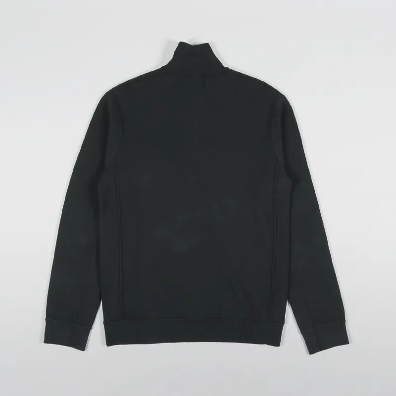 NN07 Luis Half Zip Sweater Black-1