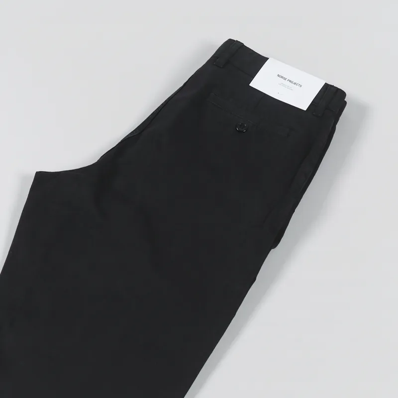 Norse Projects Lukas Heavy Pants Black-5