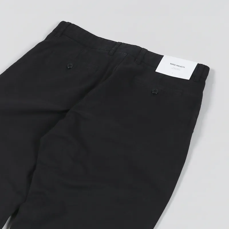 Norse Projects Lukas Heavy Pants Black-7