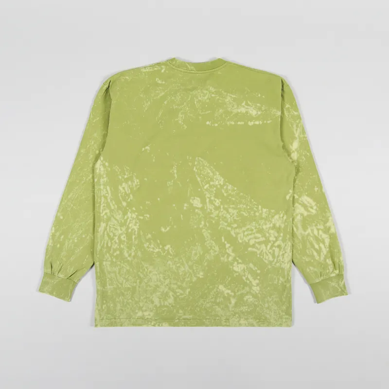 Polar Skate Co. Leaves And Window Long Sleeve T Shirt Pea Green-1