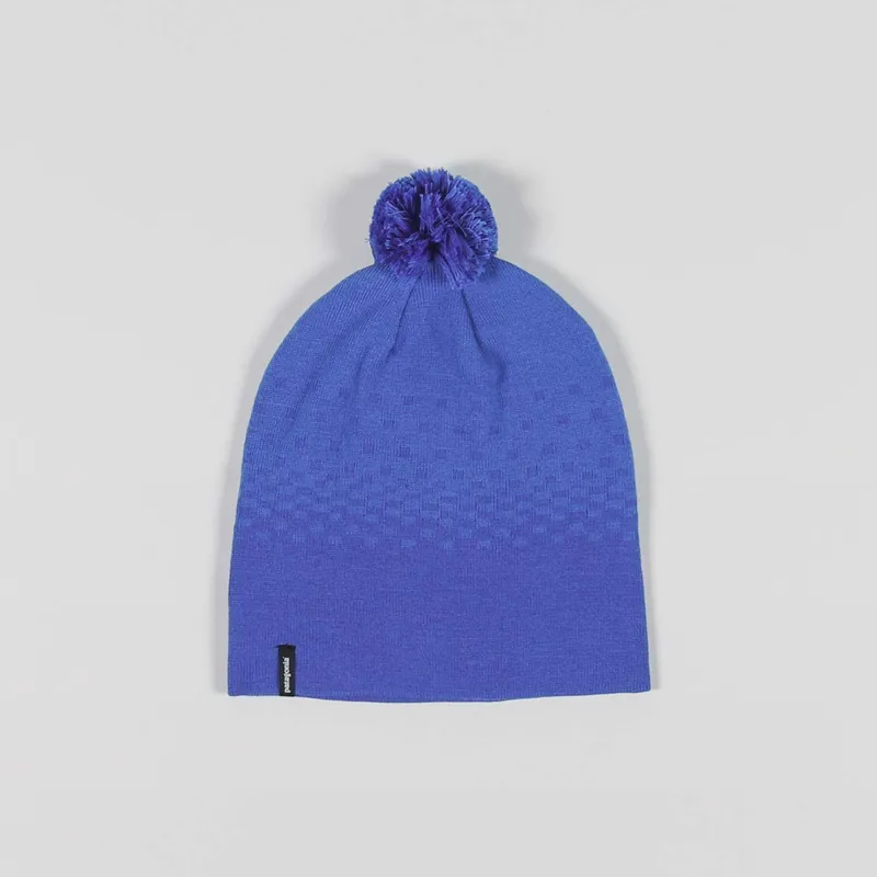 Patagonia Lightweight Powder Town Beanie Rising Tide Alpine Blue-2