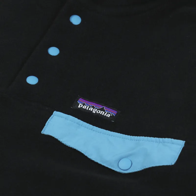 Patagonia Lightweight Synchilla Snap-T Fleece Pullover Black-5