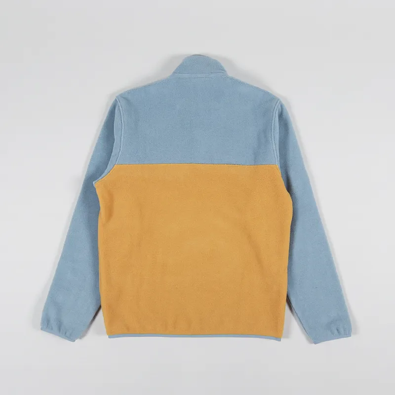 Patagonia Lightweight Synchilla Snap-T Fleece Pullover Cloudberry Orange Plume Grey-1