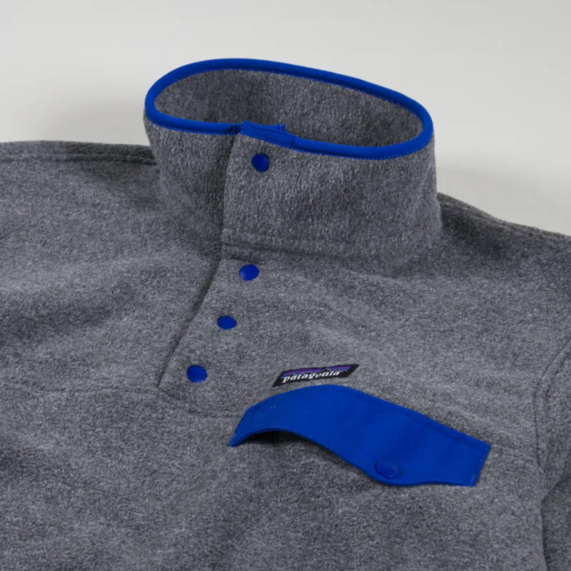 Patagonia Lightweight Synchilla Snap-T Fleece Pullover Nickel Passage Blue-4