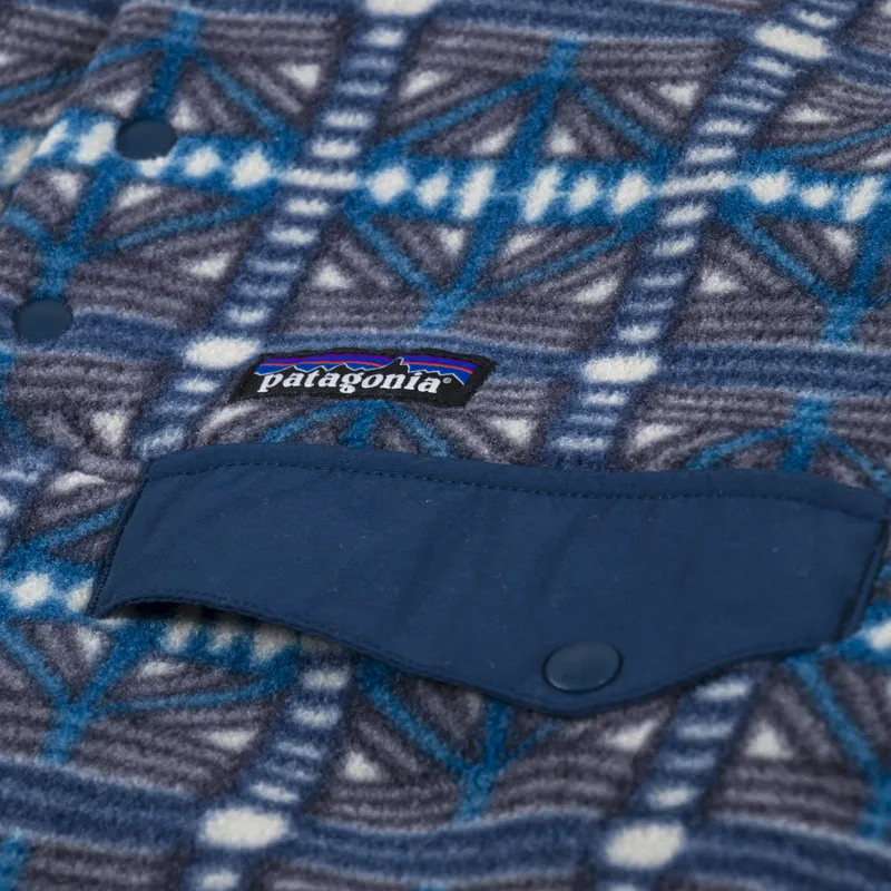 Patagonia Lightweight Synchilla Snap-T Fleece Pullover Snow Beam Dark Natural-2