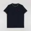 Fred Perry Twin Tipped T Shirt Navy Warm Oat Burnt Tobacco