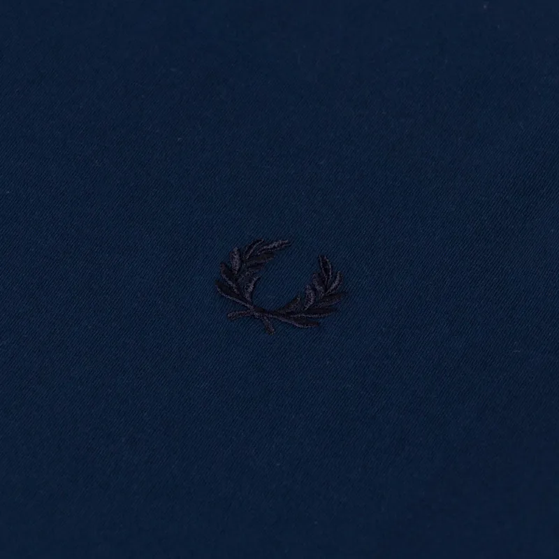 Fred Perry Crew Neck T Shirt Tennis Blue-2