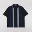 Fred Perry Vertical Stripe Polo Shirt Black