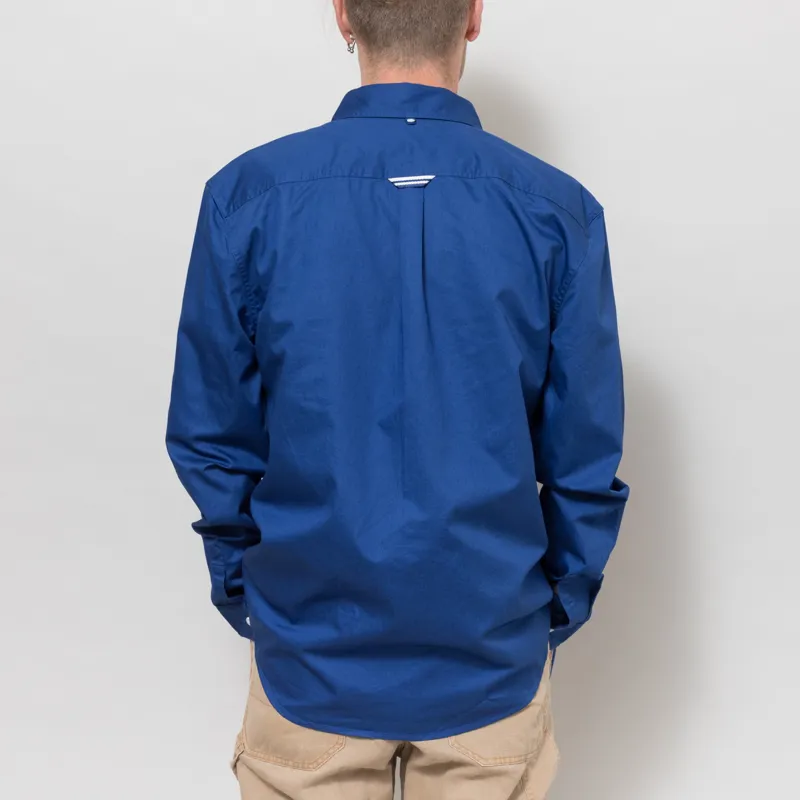 Fred Perry Relaxed Washed Twill Shirt Soho Eclipse-3