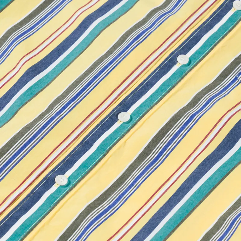 Fred Perry Relaxed Striped Shirt Lemon Barley-6