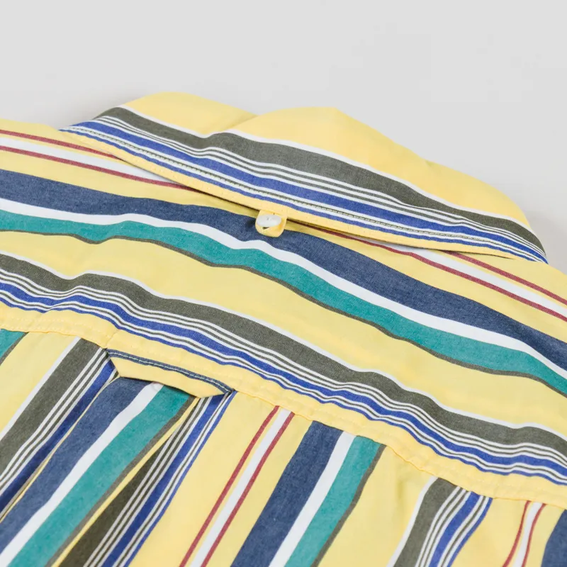 Fred Perry Relaxed Striped Shirt Lemon Barley-7