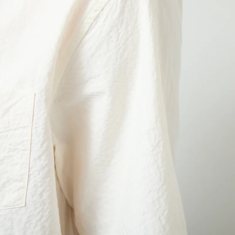 Fred Perry Seersucker Revere Collar Shirt Ecru-5
