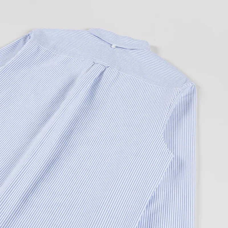 Fred Perry Relaxed Striped Oxford Shirt Sky Blue-3