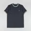 Fred Perry Ringer T Shirt Anchor Grey Seagrass
