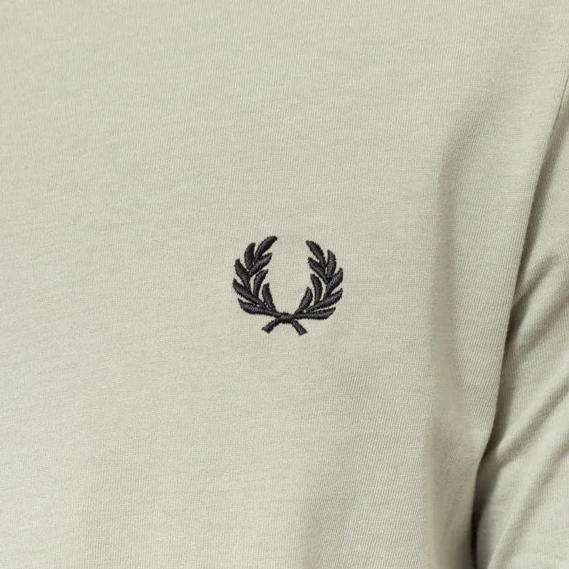 Fred Perry Ringer T Shirt Seagrass-5