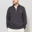 Fred Perry Half Zip Sweatshirt Grey Tennis Ball Yellow
