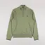 Fred Perry Half Zip Sweatshirt Olive Mint