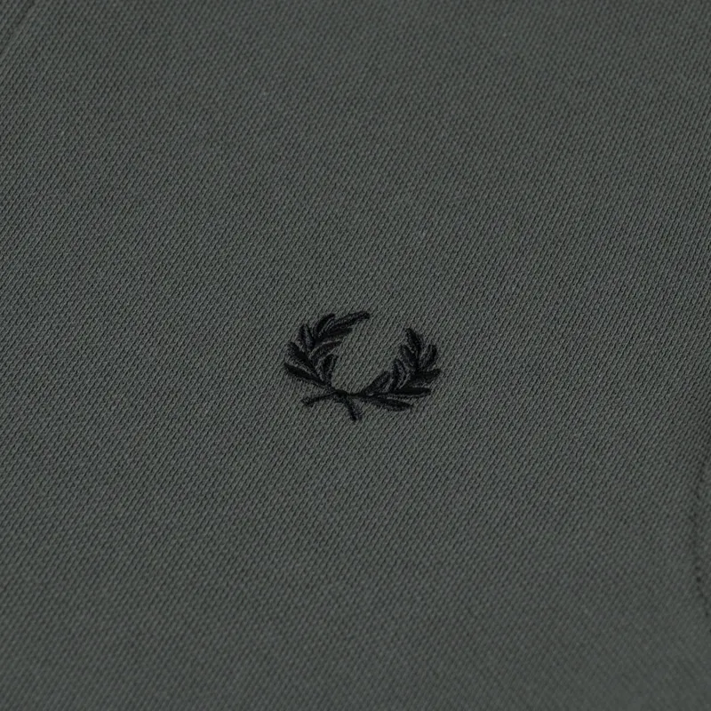 Fred Perry M3600 Twin Tipped Polo Shirt Field Green Seagrass Black-3