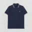 Fred Perry Twin Tipped Polo Shirt Dark Airforce Ecru Seagrass