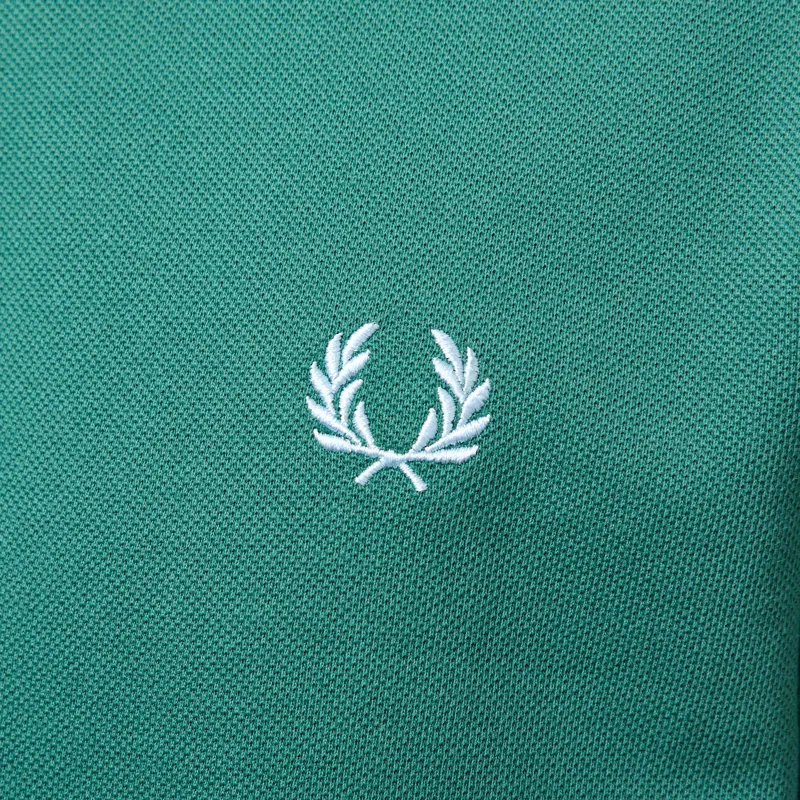 Fred Perry M3600 Twin Tipped Polo Shirt Sport Green Light Ice-6