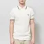 Fred Perry M3600 Twin Tipped Polo Shirt Ecru Oxblood Grassroots