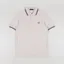 Fred Perry Twin Tipped Polo Shirt Porridge Marl Anchor Grey