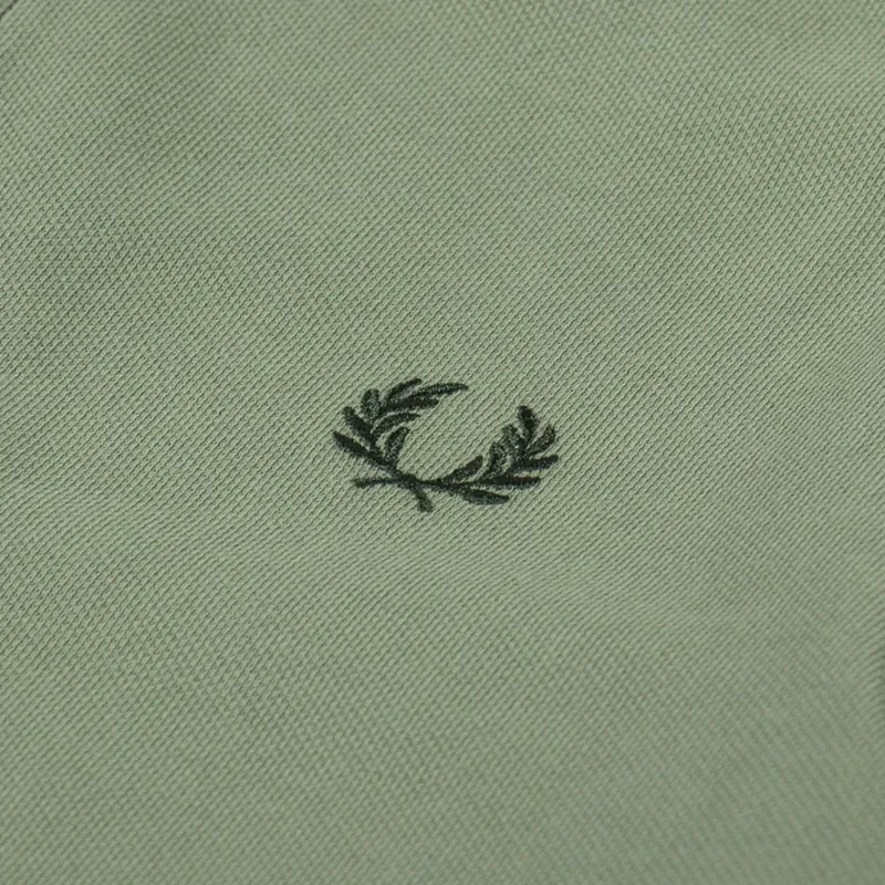 Fred Perry M3600 Twin Tipped Polo Shirt Olive Mint Green-3