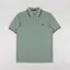 Fred Perry Twin Tipped Polo Shirt Bayleaf Dark Airforce Blue