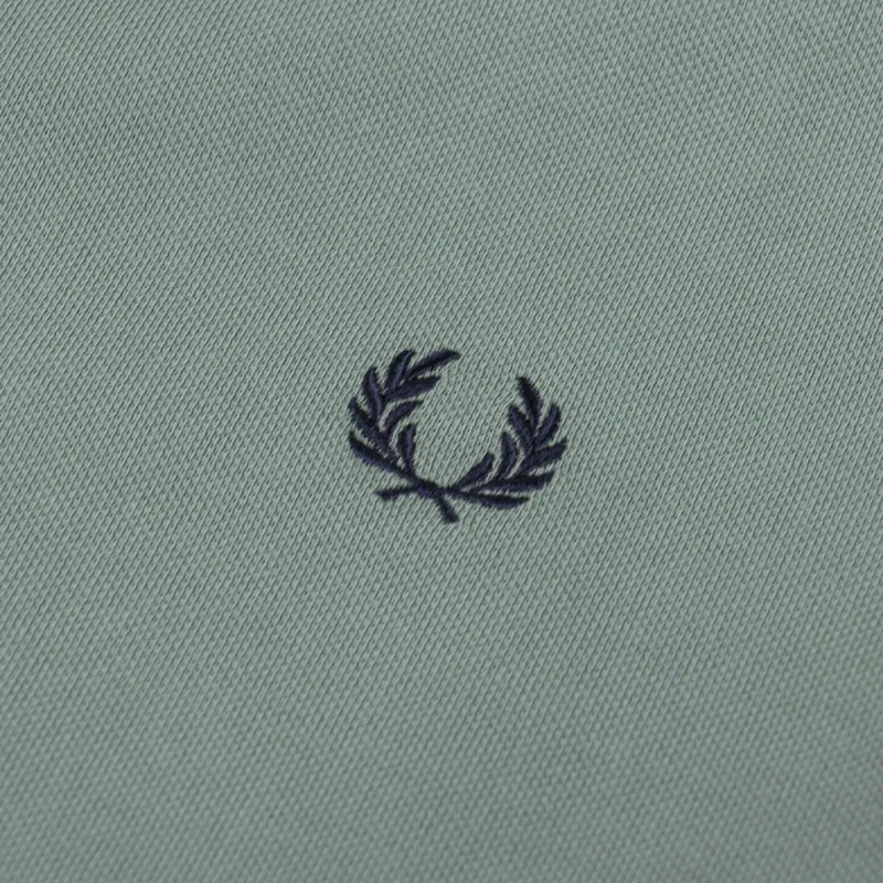 Fred Perry Twin Tipped Polo Shirt Bayleaf Dark Airforce Blue-4