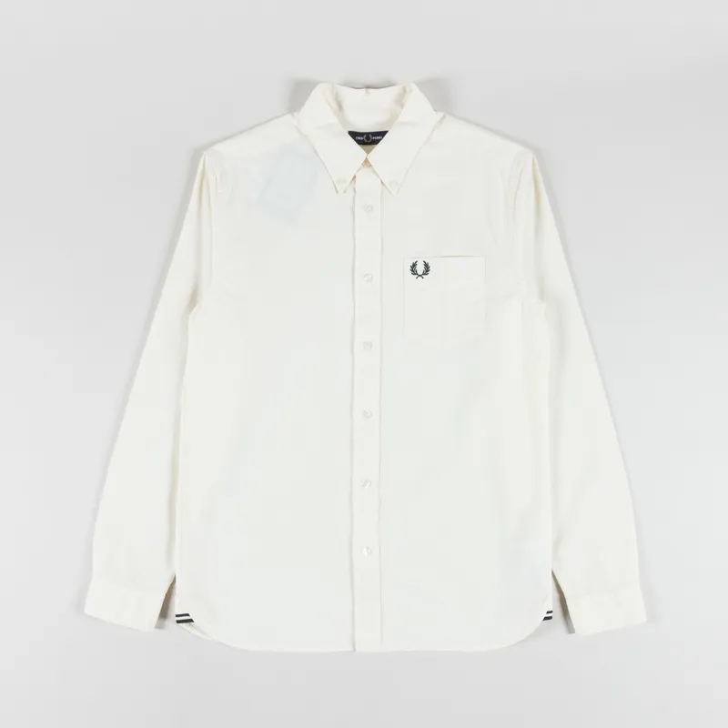 Fred Perry Oxford Shirt Ecru Grassroots