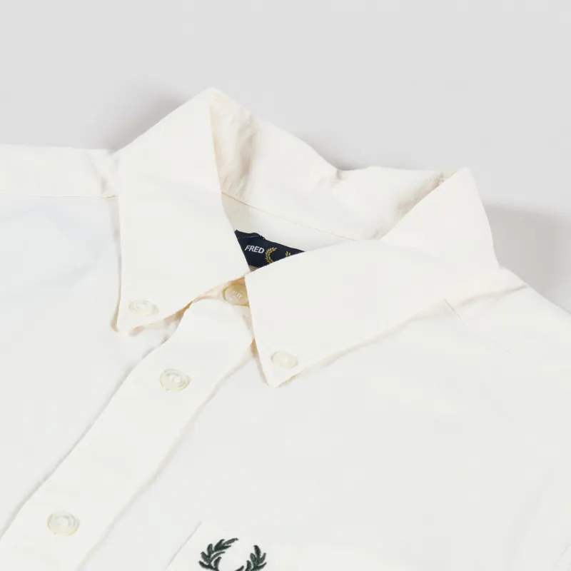 Fred Perry Oxford Shirt Ecru Grassroots-4