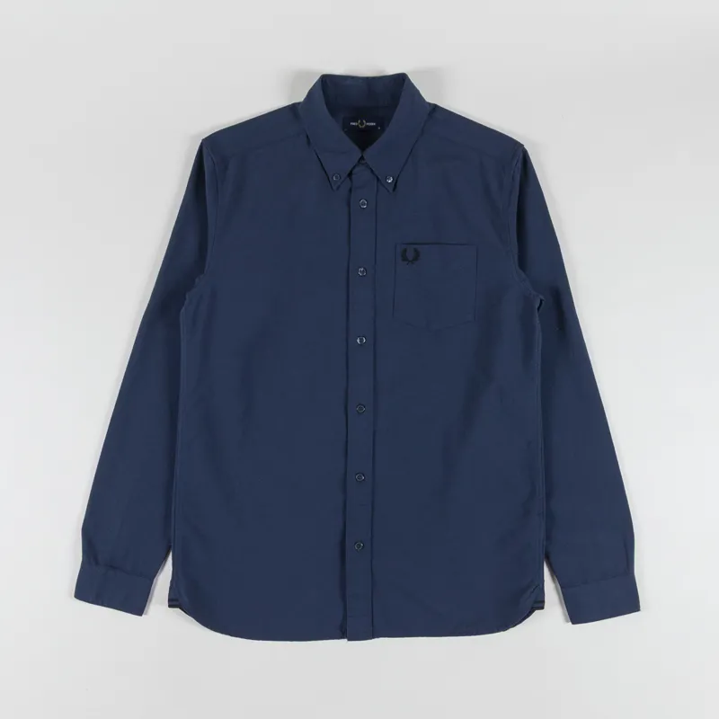 Fred Perry Oxford Shirt Dark Airforce