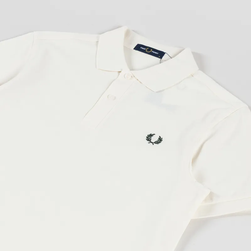 Fred Perry Plain Shirt Ecru Grassroots-1