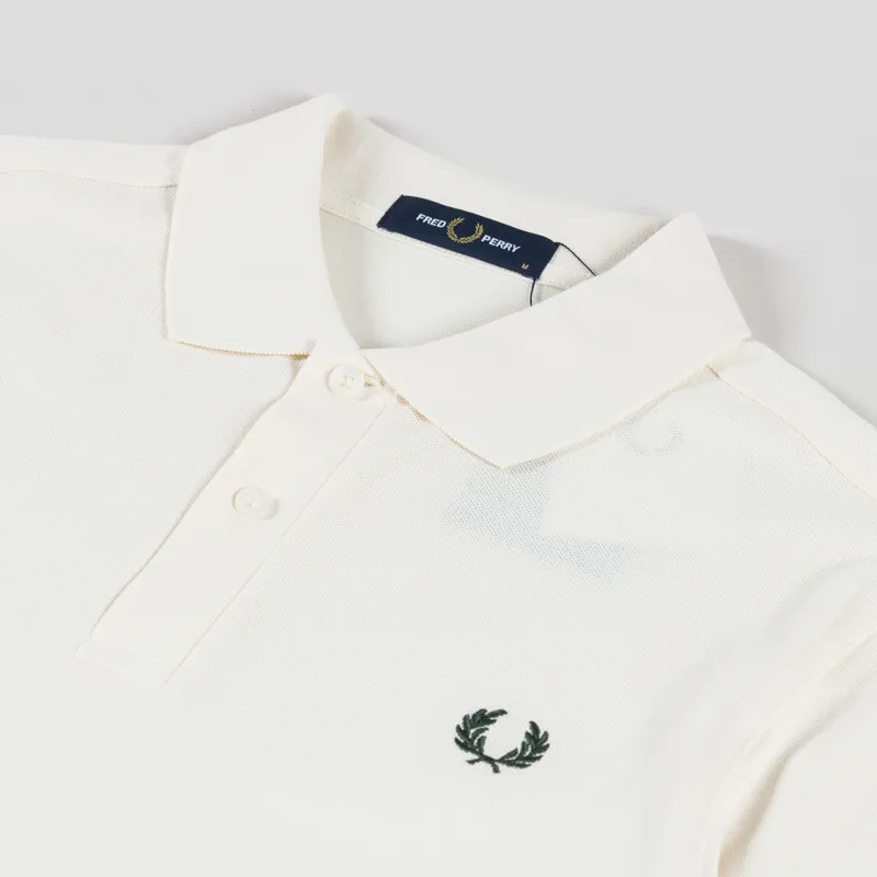 Fred Perry Plain Shirt Ecru Grassroots-2