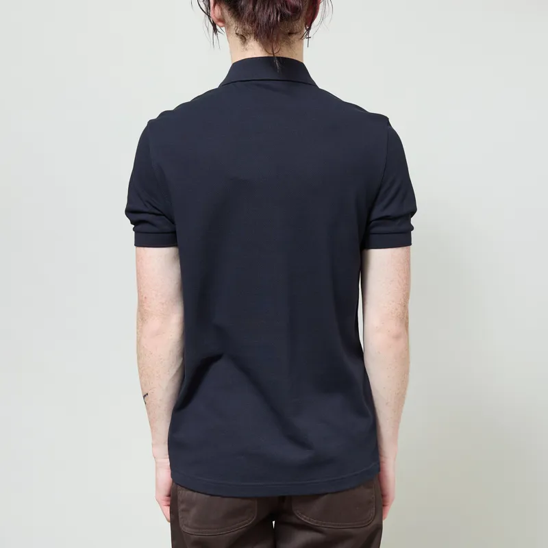 Fred Perry Plain Shirt Navy Sport Green-2