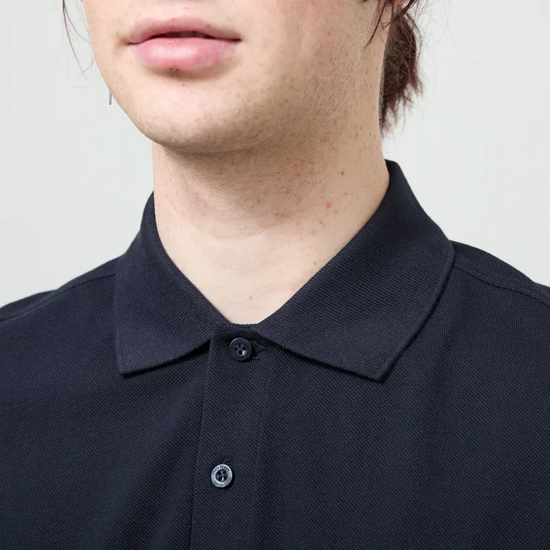 Fred Perry Plain Shirt Navy Sport Green-3