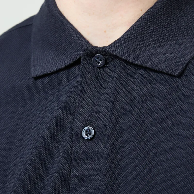 Fred Perry Plain Shirt Navy Sport Green-4