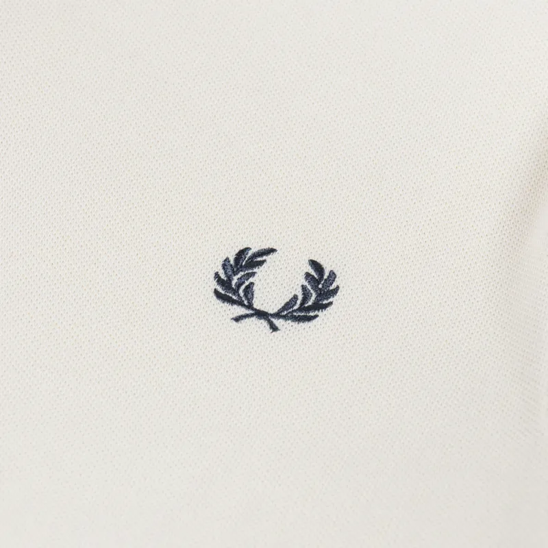 Fred Perry Plain Shirt Ecru Anchor Grey-3